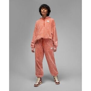 Jordan Flight Washed Joggers Sweatpants Women Large Coral Baggy Loose Fit Y2K